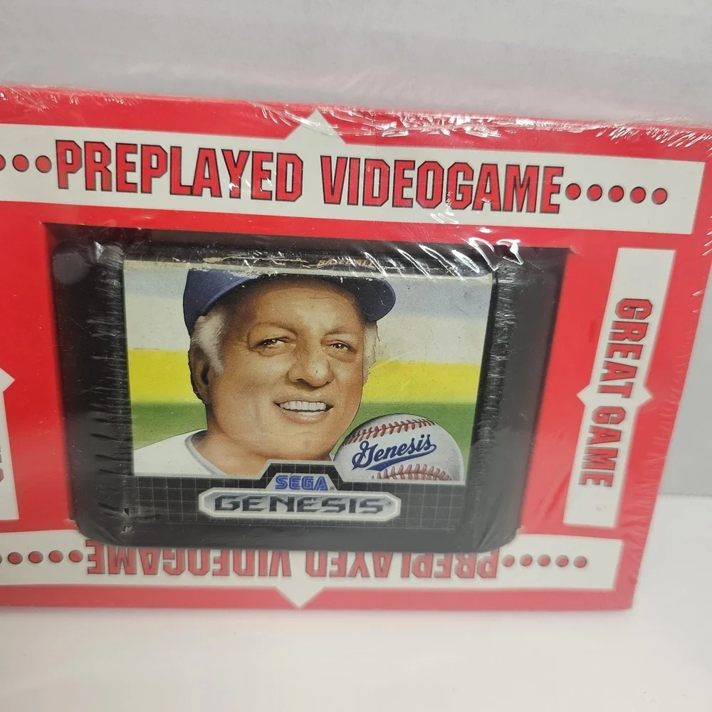 Tommy‎ Lasorda Baseball Sega Genesis GAME ONLY. Sealed Preplayed Package